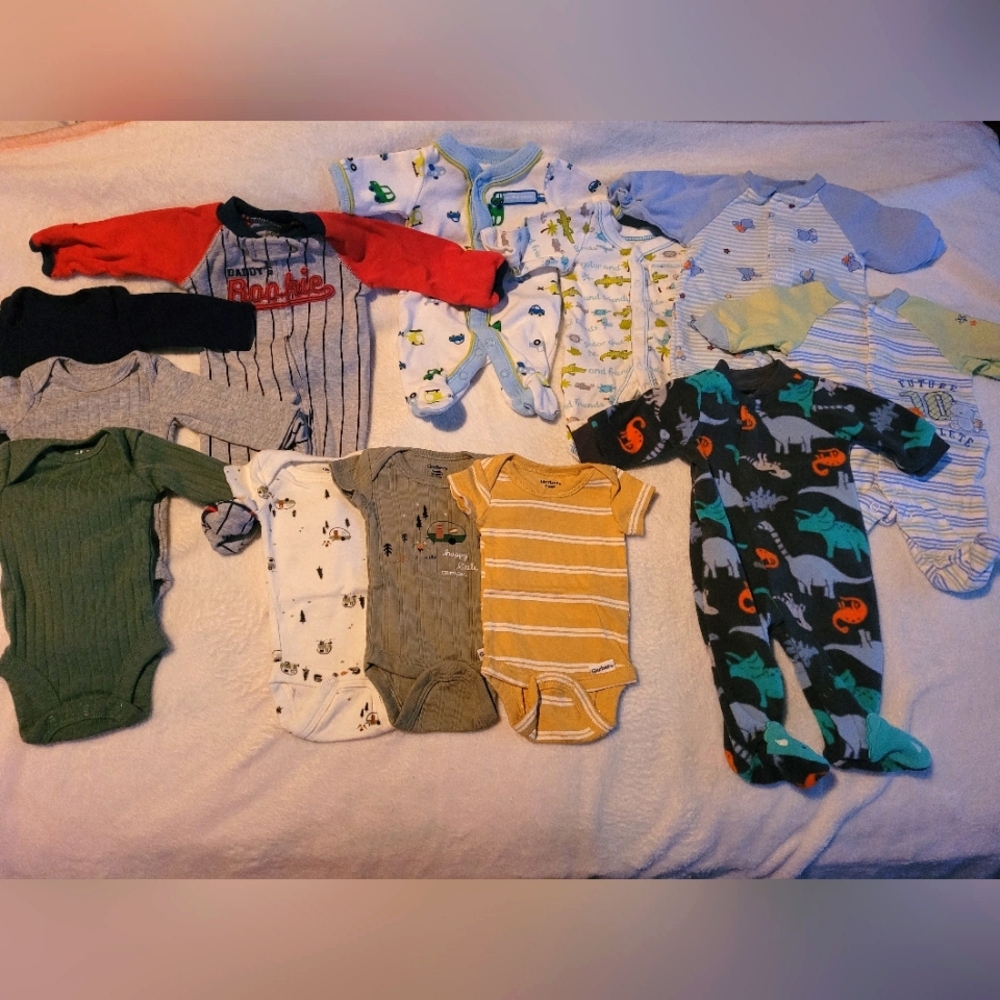 12 Piece Preemie Boy LOT